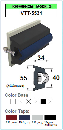 Perfil de protección de contorno VTT-5534 