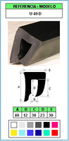 Muestra del perfil U40-D (Grupo P6)